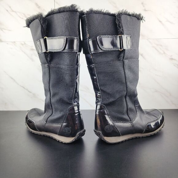 Timberland Black Insulated Strap Boots - Picture 5 of 8